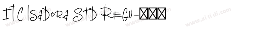 ITC lsadora Std Regu字体转换